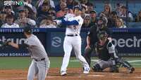 こんな楽しそうな「ベッツ、大谷翔平、フリーマン」は見たことない！ 衝撃の満塁弾直後のワンシーンに「跳ねてらっしゃるｗ」「かわいいのよなw」