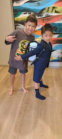 小原正子『誠八の入学式⭐』