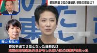【映像】「政治生命を絶たれるほどの痛手」都知事選“大敗”の蓮舫氏について政治ジャーナリストが言及
