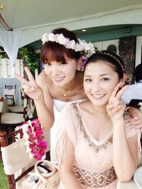 保田圭『梨華ちゃんおめでとう♡♡♡』