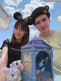 川崎希『ディズニーランドにきたよ♡』