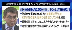 “注目を集めて稼ぎたい”“信奉するイデオロギーに基づき主張”…河野大臣の“ワクチンデマ”否定のブログが話題に