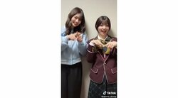 『ANIMALS‐アニマルズ‐』で初共演の星乃夢奈＆ViViモデル村上愛花、TikTokで#ブラシンダンスに挑戦