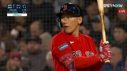 これがメジャーの本物か 吉田正尚が打席で圧倒される最速164.5キロの豪腕の3球勝負