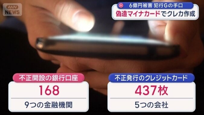 不正発行のクレジットカードは437枚