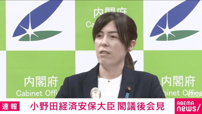小野田紀美大臣