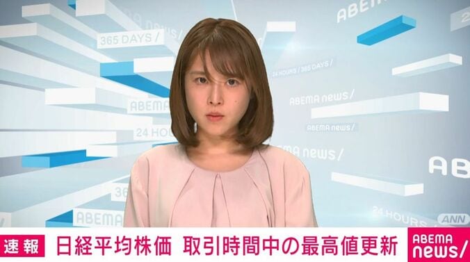 日経平均株価 最高値を更新