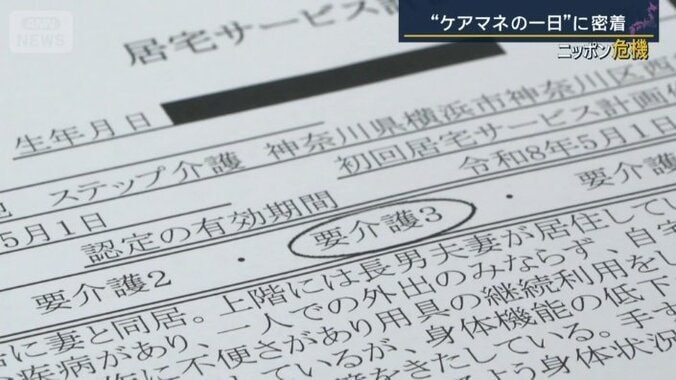 日高さんが作成したケアプラン