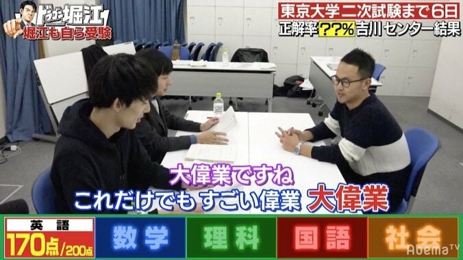 堀江貴文の東大受験ドキュメント、第一段階選抜合格者発表！ 1枚目