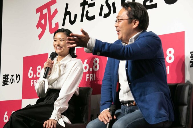 『妻ふり』李闘士男監督、主演の榮倉奈々を絶賛「作品がつまらなくてもいいです。とにかく榮倉が素晴らしい」 3枚目