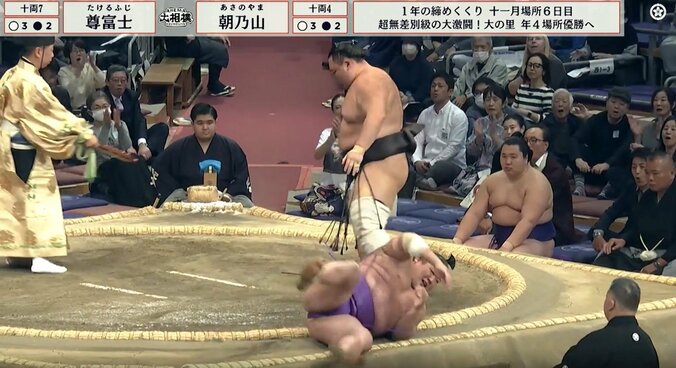 土俵側の大逆転