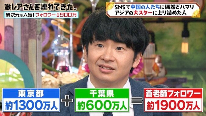 オードリー若林「もう都市だよ」蒼井そら、微博フォロワー1900万人突破で“国家化”？ 4枚目