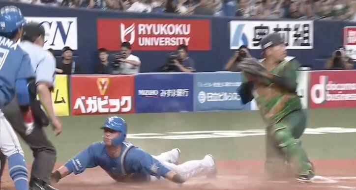 「リーグ優勝」ほぼ決まり！？ 首位独走中・オリックスの強さが分かる瞬間　“球界屈指の俊足超人”日本ハム・江越を本塁憤死させた鉄壁の守備陣の”完璧すぎる連携プレー”