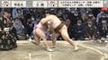 熱戦の末、敗れた力士が高速スピン!?衝撃の結末にファン「こま回し」「ポイ投げ」