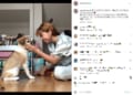 peco、温度差のある愛犬との2ショット披露  「人間に見える…」「表情のギャップが楽しい」とファン絶賛
