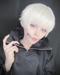 「まんま棘先輩」AlbaNox・りき、アニメ「呪術廻戦」狗巻棘のコスプレ披露