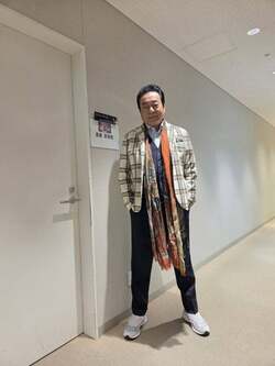  高橋英樹、秋の装いで番組収録に参加したことを報告「チェック柄もたまには良いですね」 