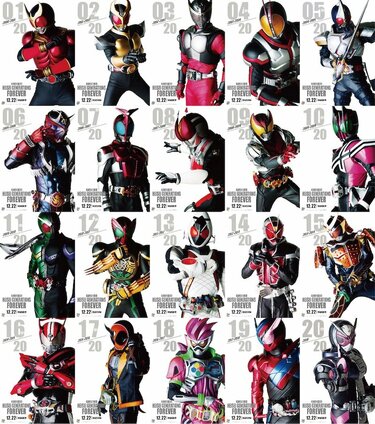 超圧巻！平成仮面ライダー20人勢揃い『仮面ライダー平成