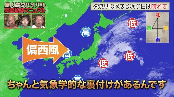 ナスDが明かす天気の豆知識「サバイバルをする上で天気を事前に知る事はとても重要」【写真・イラスト付き】 2枚目