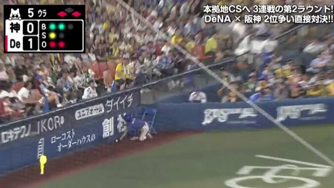 横浜スタジアムのボールボーイが好捕連発　横浜DeNAロペスの打球を連続でさばく 1枚目