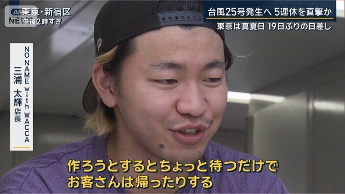 NO NAME with WACCA　三浦太輝店長
