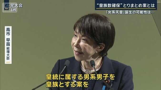 高市総理（4月）