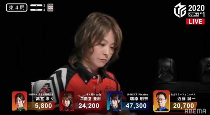 親に跳満ツモられたら…美女選手3人の表情が三者三様にファン「しかめっ面もかわいい」／麻雀・Mリーグ 3枚目