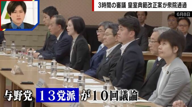 3時間の審議 皇室典範改正案が衆院通過