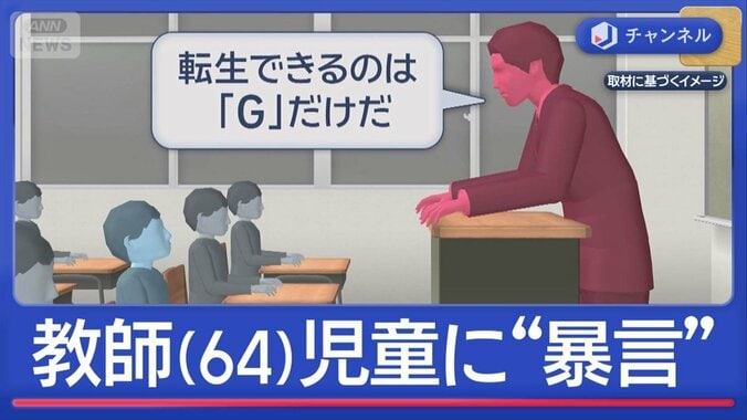 「むかつく」「目ざわり」児童1人を狙い“暴言”教師(64)処分 1枚目