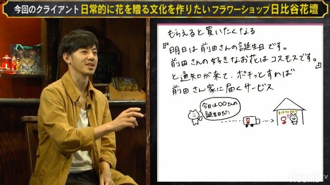 SHOWROOM代表・前田裕二、「花を贈る行為が習慣化する」アイデアを語る 2枚目