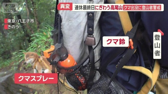 クマスプレーとクマ鈴