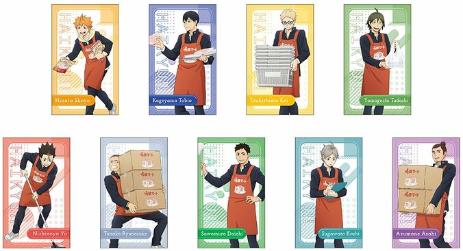 日向・影山らが嶋田マートで職業体験！アニメ『ハイキュー!!』描き下ろし新商品＆フェア開催 3枚目