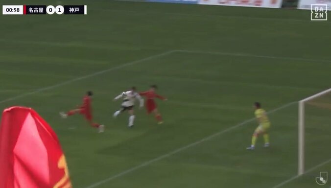 【映像】神戸・大迫、開始20秒で“肩ゴール”が決まった瞬間
