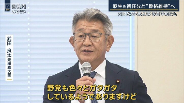 武田良太元総務大臣