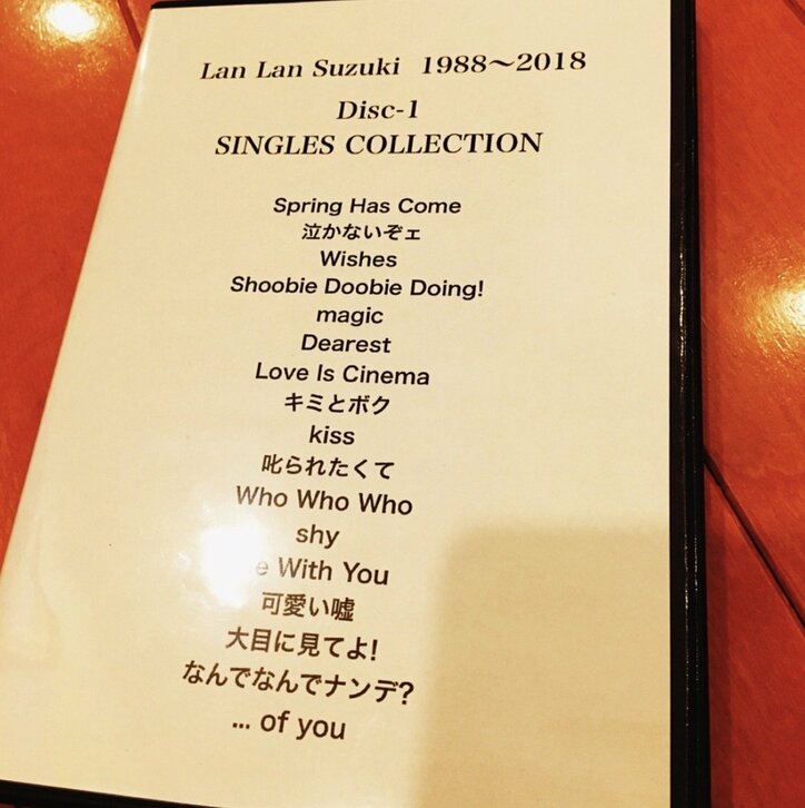 鈴木蘭々、デビュー30周年を祝うファンから「凄いもの」が届いたことを報告