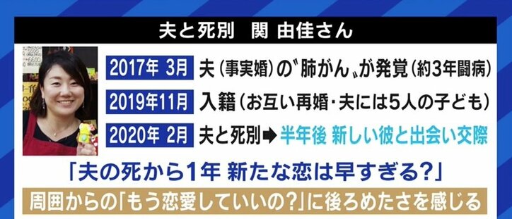 「死別した夫は“殿堂入り”。比べるとかじゃない」配偶者を失った人が恋愛をしたり、再婚をしたりするのはいけないことなのか?経験者に聞く