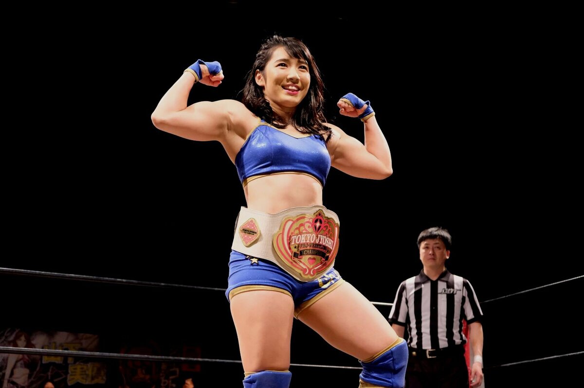 BBM2019 才木玲佳 女子プロレス 写真：【東京女子】〝筋肉アイドル〟才木玲佳が引退セレモニー