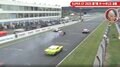 GT-Rがバースト→“予期せぬ”ストレート横断で「大事故になるところやった」 危機一髪の瞬間に現役レーサーは「右に避けた方が…」と指摘