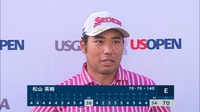 【動画】松山英樹ら日本人選手インタビュー／全米オープンゴルフ第2日