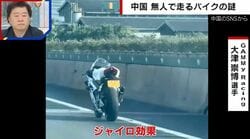 高速道路で無人バイクが5キロ暴走…なぜ倒れない？プロライダーが明かす物理現象「ジャイロ効果」のメカニズム