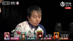 軍師を突如襲った強烈な“闇討ち”堀慎吾、開始直後の一撃にファン「おっかねええええ」「これは無理」／麻雀・Mリーグ