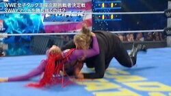 「内臓潰れる」120キロ超“可愛い怪獣”女子レスラーが衝撃技…戦慄の“全体重乗せ”猛烈プレスに悶絶「すごい音した」