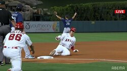 大谷翔平、爆速スリーベースヒットに視聴者驚愕「あのコースを左中間とか」「何でそこに飛んでスリーベースなのw」「ベースラン速すぎだろw」