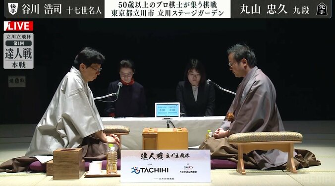 名人戦七番勝負フルセットの興奮再び…谷川浩司十七世名人と丸山忠久九段が4強入りかけ激突／将棋・達人戦 1枚目