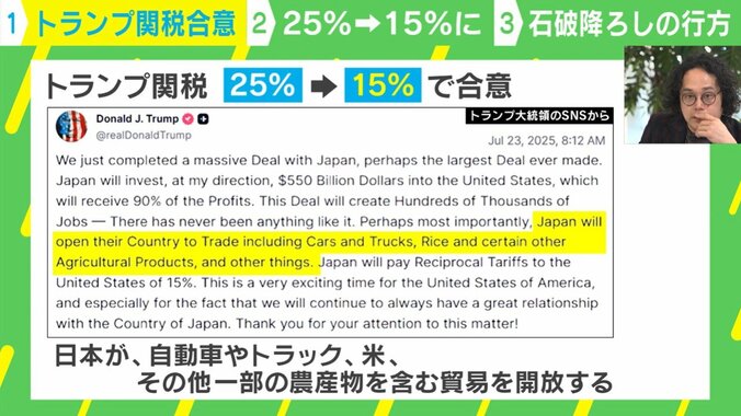 トランプ大統領のSNS投稿から