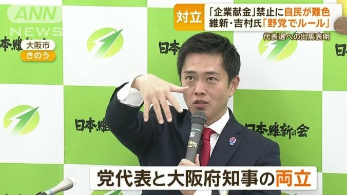 党代表と大阪府知事と両立は？