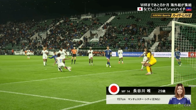 「イニエスタですやん」長谷川唯、飛び出しから天才的ゴール！谷川萌々子との連携弾に絶賛の嵐「日本の至宝」「さすが冷静」 4枚目