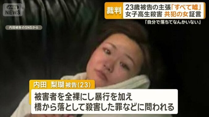 内田梨瑚被告