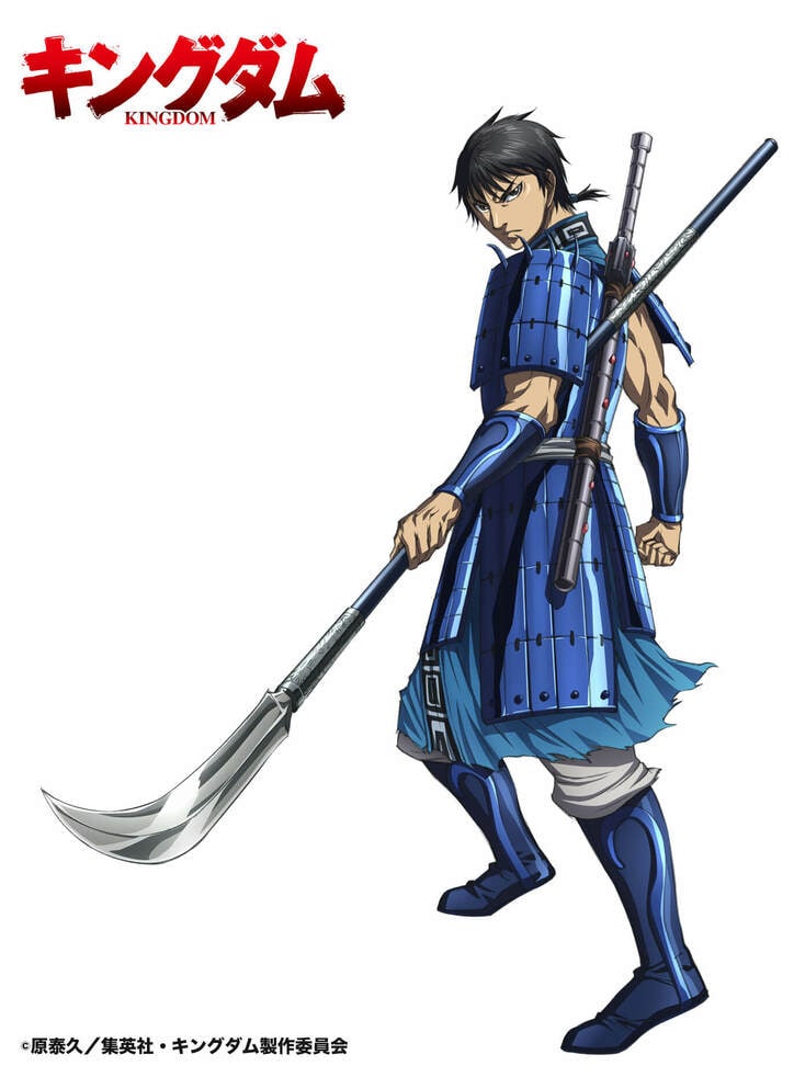 アニメ「キングダム」第5シリーズ、キービジュアル1弾（SIDE飛信隊）公開！信・河了貂・羌カイの描き下ろしビジュアルも