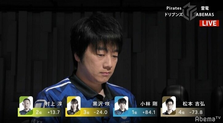 “麻雀ロボ”ついに起動! 今期最高スコアで初勝利「お待たせしました」/麻雀・Mリーグ